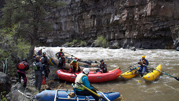 Rafters on the Crooked River