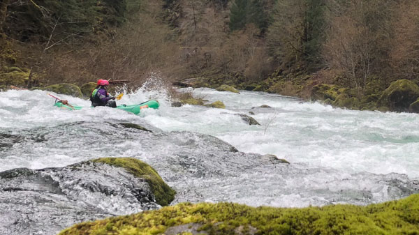 Rafting on Quartzville Creek