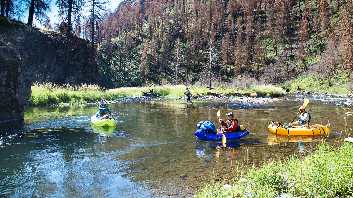 Packrafting on the Wenaha River